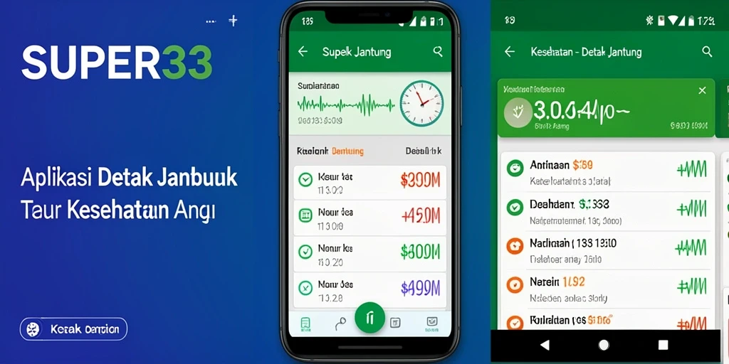 Tampilan antarmuka aplikasi SUPER33 yang informatif dan interaktif.